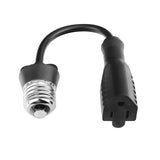 2Pcs 3 Outlet Light Socket Adapter,Convert E26/E27 Bulb Socket to 3 Prong Outlet