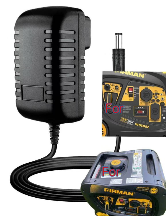 🎅12V AC/DC Adapter for Firman W03082 W3300iE SLA Battery Generator