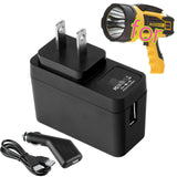 Wall Car Charger for Stanley Fatmax Spotlight SL10LEDSL SL10LEDS TL450 TL600