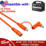 3M 8mm Extension Cable 14AWG For Anker 521 535 555 Power Station