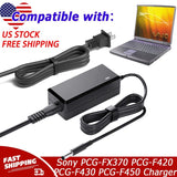 AC Adapter Charger for Sony PCG-FX370 PCG-F420 PCG-F430 PCG-F450 Power Cord PSU