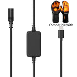 2-Pack USB-C 12V Step-Up Heated Hoodie Cable for Milwaukee M12 Metabo AEG Ridgid
