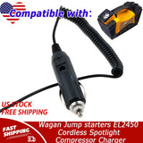 CAR Adapter DC for Wagan Jump starters EL2450 Cordless Spotlight Compressor