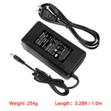 42V 3A Charger Power Supply Adapter for 36V 8Ah-15Ah Lithium Li-ion Battery Pack