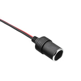 2P Car Female Cigarette Lighter Socket to 50A Battery Alligator Clips Connector