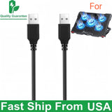 3.2FT USB A to A Cable Cord For Havit Klim AICHESON TECKNET Laptop Cooling Pad