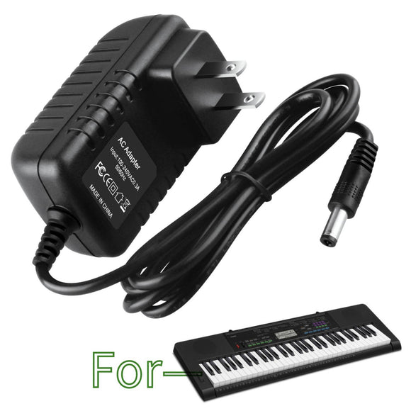 AC Adapter Power Supply for Casio CTK-3400SK 3500 5200 5200ES Keyboard