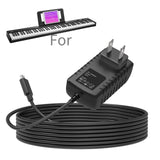5V USB-C Adapter for Eastar EP-10 88 Key Digital Piano Keyboard Power Cord