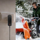 7.2V Battery Charger for Ariens Snow Blower (Replace 05079500) DC Power Supply