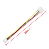 （2 Pack) 4-pin Molex Male (LP4) to 4-pin Floppy FDD Female (SP4) Power Cable