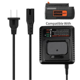 40V LCS40 Battery Charger Replace Black+Decker LBXR36 LBXR2036 LST540
