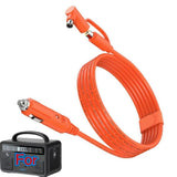 6.6FT 12V/24V Car Charging Cable For Anker powerhouse 523 533 Power Station