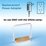 Adapter for OttLite Wireless Charging Station and Night Light