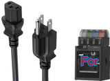 AC Power Cord Cable For Bambu Lab P1S Combo 3D Printer P1 Series