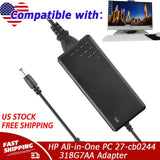 90W AC Adapter Charger For HP All-in-One PC 27-cb0244 318G7AA Power Supply Cord