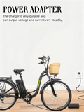 42V Charger for NAKTO Women's Camel 26" City 36V Lithium-ion Battery Adapter