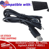 Micro USB Charger for Keyboard Cover, Rii, Fintie, logitech K800 Y-R0011