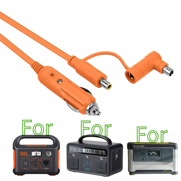 14AWG 12V/24V Car Charger DC7909+8020 Plug For Geneverse/ExpertPower/MAXOAK