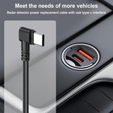Radar Detector Cable,USB C to RJ11 Plug For Cobra Passport 9500i Radenso XP etc