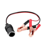 2P Cigarette Lighter Extension Cord,Vehicle Battery Clamp-on Extension Charge
