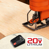 Fast Charger For Black and Decker 20V Lithium Battery Charger LCS1620 /LCS1620B