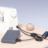 Sewing Machine Pedal and Power Cord for Brother LX2500 XR65 XL5130 XR3774