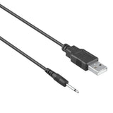 3ft Black USB DC Power Adapter Charger Cable Lead for Aroprank Wand Vibrator