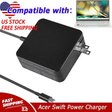 AC Adapter For Acer Swift SF314-512-52MZ SF314-512T-56CT SF114-34 Power Charger