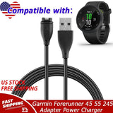 Charger for Garmin Forerunner 45 55 245 255 265 745 945 955 965