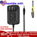 AC Adapter For Meagle RW18L 12V 3/8" Extended Electric Reach Ratchet Wrench TMG