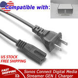 5ft AC Power Cord Cable for Sonos Connect Digital Media Streamer GEN 1