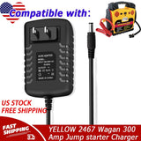 WALL Charger AC adapter for YELLOW 2467 Wagan 300 Amp Jump starter car battery