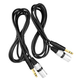 1/4" TRS to XLR Male Balanced Mic Microphone Cable 6ft, XLR to 6.35 Jack