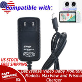 AC Adapter For Babysense Video Baby Monitors Models: MaxView and Prisma