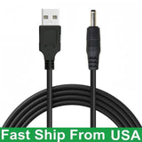 2Pack Charger Cable For NuFace Mini Facial Fairywill FW-917 DNSLY Caytraill