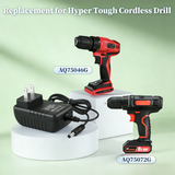 AC Charger Power Supply for Hyper Tough HT06-0900500U 8V Cordless Drill Tool