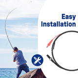 3 PCS 10FT Electric Fishing Reel Power Cord For Daiwa reel Tanacom 750 1000
