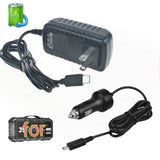 Car And Wall Charger For TOPDON JS1200 JS2000 JS3000 Jump Surge 1200 2000 3000