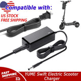 54.6V AC Charger For YUME Swift Electric Scooter Power Supply