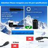 12V Heated Jacket Battery Step up Power Cable for Milwaukee M12 Jacket