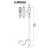Car Charging Cable For GRECELL T300 T500 T1000 Solar Generator Power Ptation