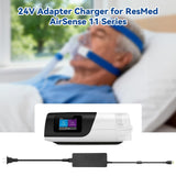 65W 24V CPAP Power Adapter For ResMed AirSense 11 Series CPAP APAP Power Supply