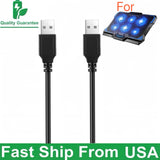 3.2FT USB A to A Cable Cord For TopMate Lamicall Targus Laptop Cooling Pad