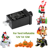 12V 1A Inflatable Adapter Power For Outdoor Christmas Inflatable Decorations