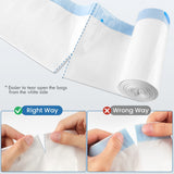 13 Gallon 1.6 Mil 60 Counts Strong Trash Bags, for Home Office Kitchen, White