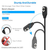 2PCS Charging Cable for Shokz Openrun Mini & Aftershokz Headphones Aeropex AS800