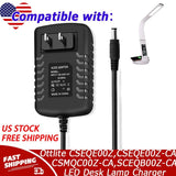 Adapter For Ottlite CSEQE00Z,CSEQE00Z-CA,CSMQC00Z-CA,SCEQB00Z-CA LED Desk Lamp