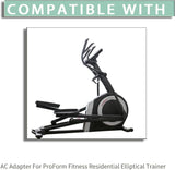 AC-DC Adapter Replacement for Pro-Form Carbon EL PFEL55920.1 PFEL55920.2 PFEL55920.3 PFEL559201 PFEL559202 PFEL559203 ProForm Fitness Residential Elliptical Trainer Power Supply Cord Charger
