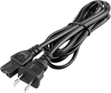 6ft AC Power Cord Cable Compatible with Vizio V655-G9 V656-G4 V705-G3 2-Prong Wire Lead