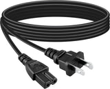 6ft AC Power Cord Cable Compatible with Vizio V655-G9 V656-G4 V705-G3 2-Prong Wire Lead